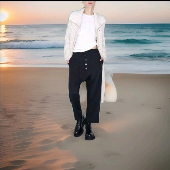 ZARA Women's Textured Cable Knit Coat(Ecru , US M / EUR M) - Picture 2 of 16